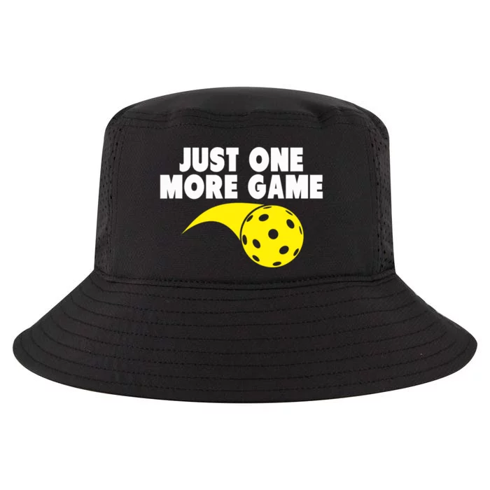 Pickleball Just One More Game Cool Comfort Performance Bucket Hat