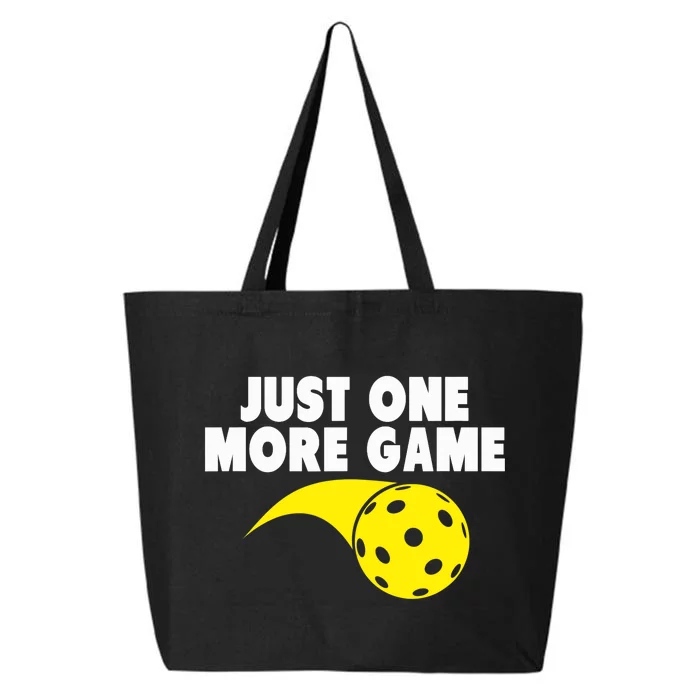 Pickleball Just One More Game 25L Jumbo Tote