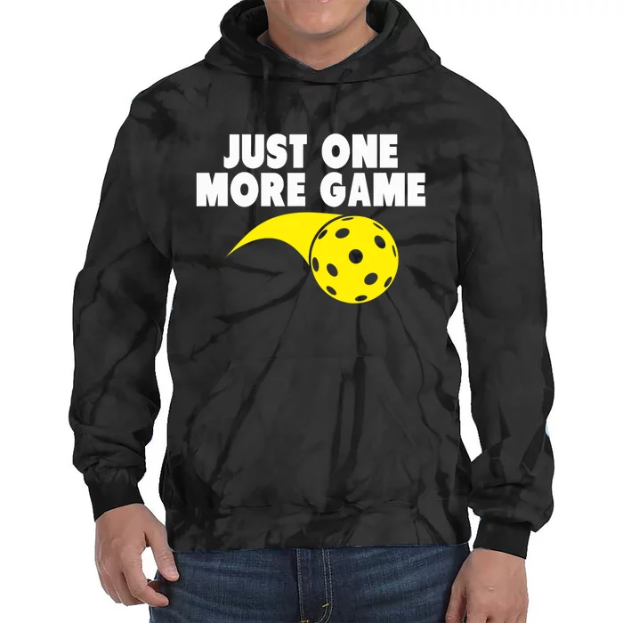 Pickleball Just One More Game Tie Dye Hoodie