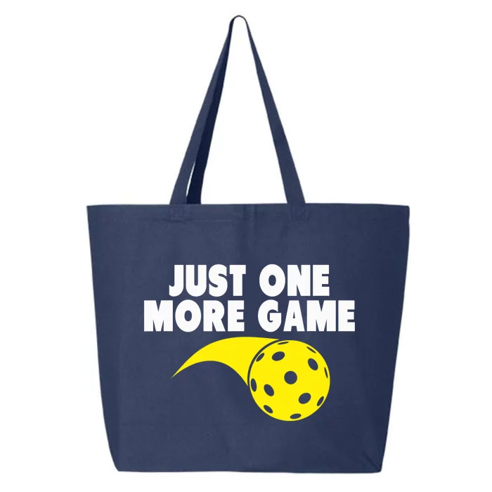 Pickleball Just One More Game 25L Jumbo Tote