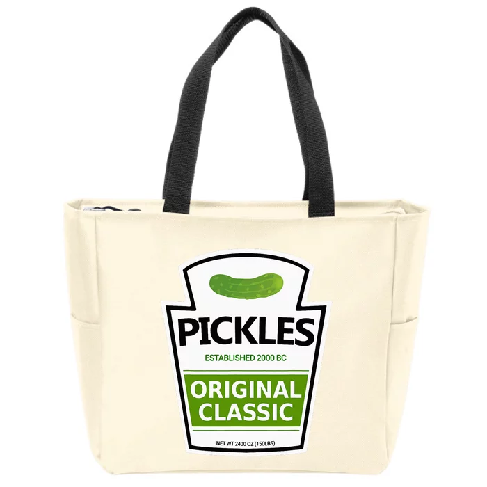 Pickle Jar Zip Tote Bag