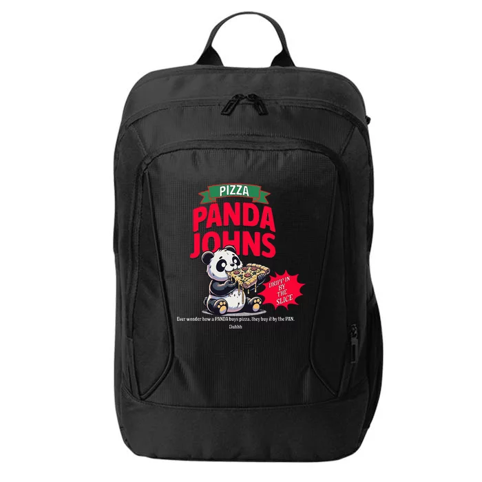 Panda Johns Pizza Lovers City Backpack