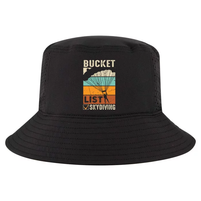 Parachute Jump Skydiver Instructor Bucket Lists Skydiving Cool Comfort Performance Bucket Hat