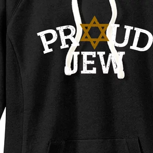 Proud Jew Supporter Love Israel Jewish Star Holy Land Gifts Women's Fleece Hoodie