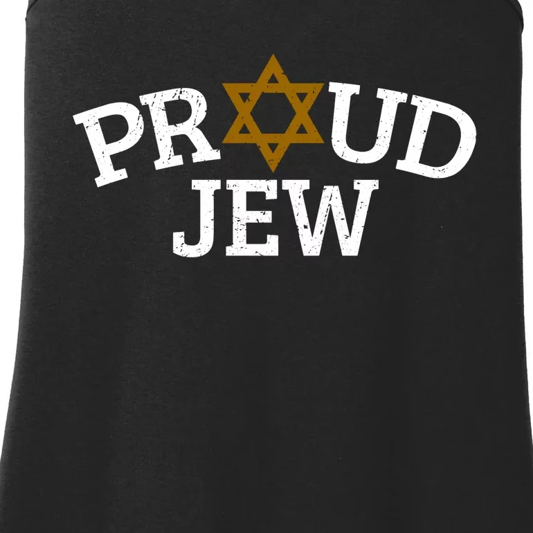 Proud Jew Supporter Love Israel Jewish Star Holy Land Gifts Ladies Essential Tank