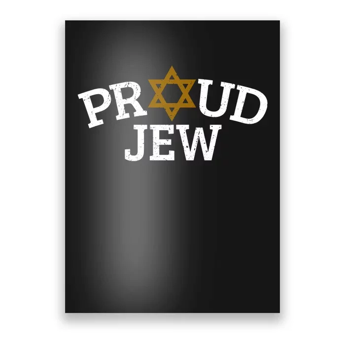 Proud Jew Supporter Love Israel Jewish Star Holy Land Gifts Poster