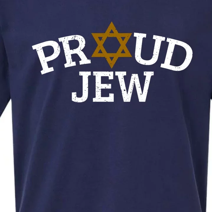 Proud Jew Supporter Love Israel Jewish Star Holy Land Gifts Sueded Cloud Jersey T-Shirt