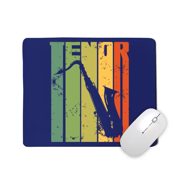 Perfect Jazz Tenor Saxophone Cool Brass Sax Musician Mousepad