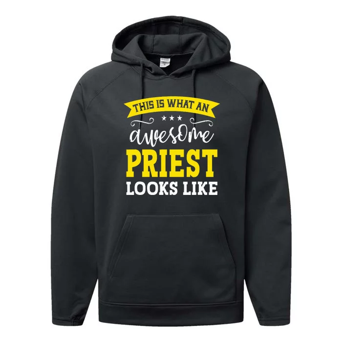 Priest Job Title Employee Funny Worker Profession Performance Fleece Hoodie