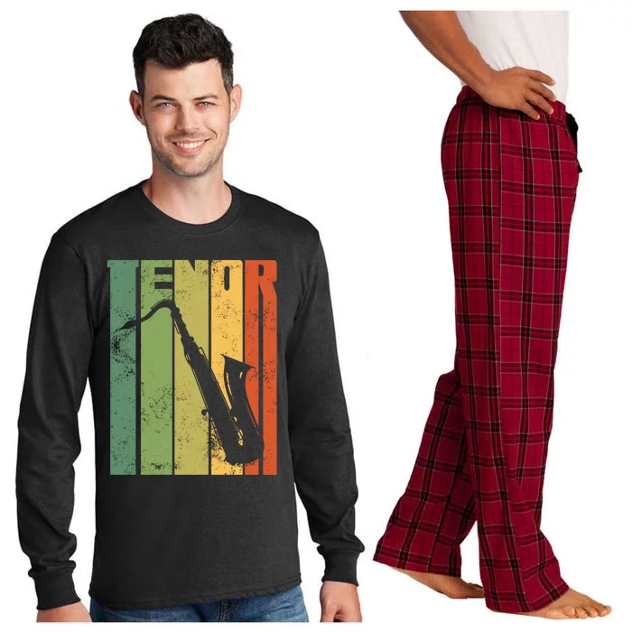 Perfect Jazz Tenor Saxophone Cool Sax Musician Gift Long Sleeve Pajama Set