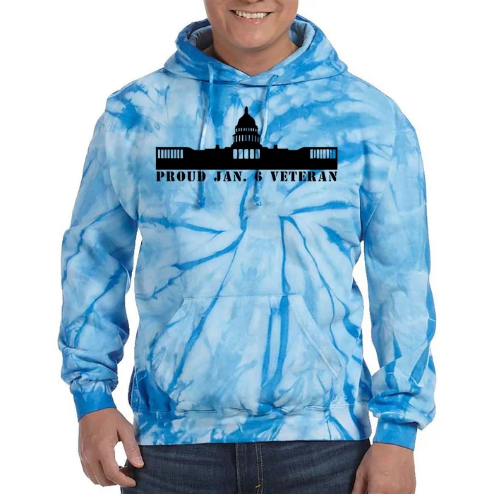 Proud Jan.6 Veteran Tie Dye Hoodie