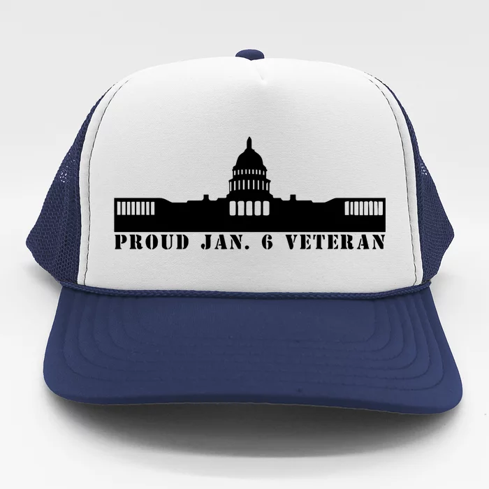 Proud Jan.6 Veteran Trucker Hat