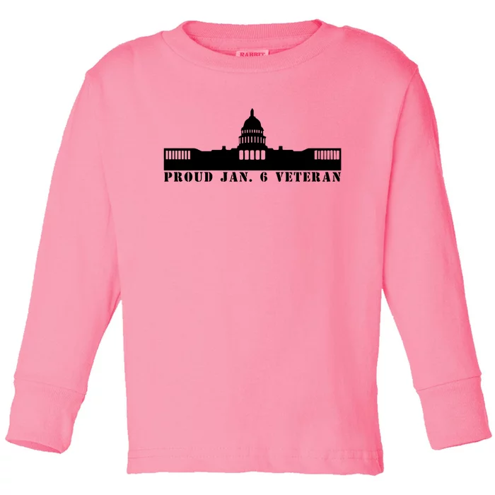 Proud Jan.6 Veteran Toddler Long Sleeve Shirt