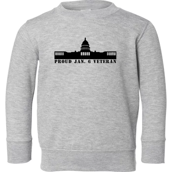 Proud Jan.6 Veteran Toddler Sweatshirt