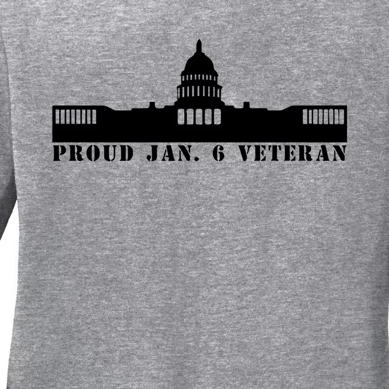 Proud Jan.6 Veteran Ladies Long Sleeve Shirt