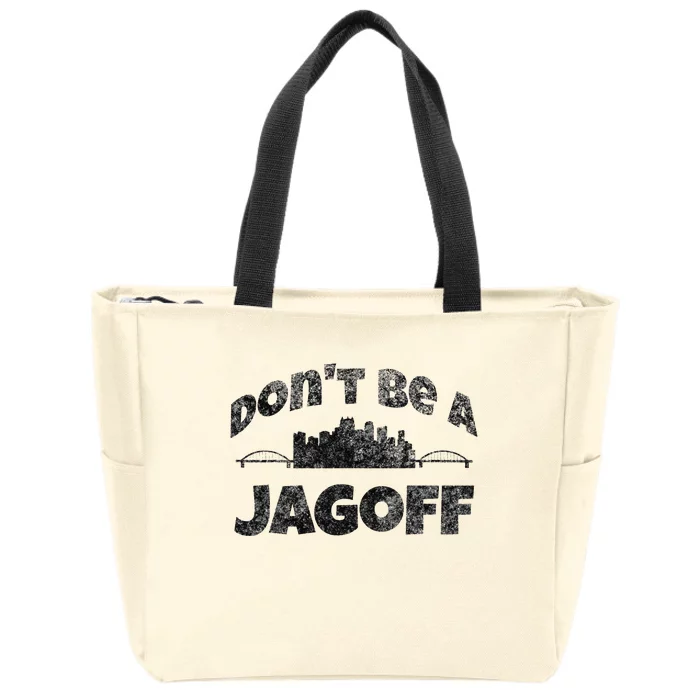 Pittsburgh Jagoff Yinz Funny Yinzer Steel City 412 Home Zip Tote Bag