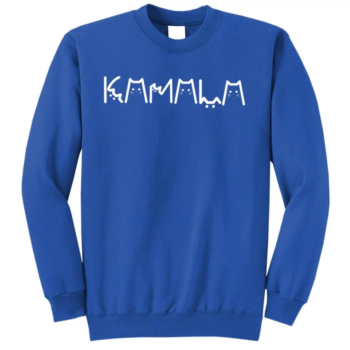 President Kamala 2024 Kamala Cat Letter Font Design Gift Sweatshirt