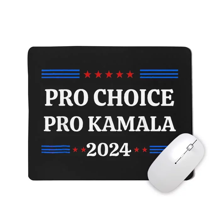 Pro Kamala 2024 Feminist Women Rights Harris Mousepad