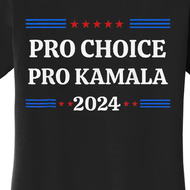 Pro Kamala 2024 Feminist Women Rights Harris Women's T-Shirt