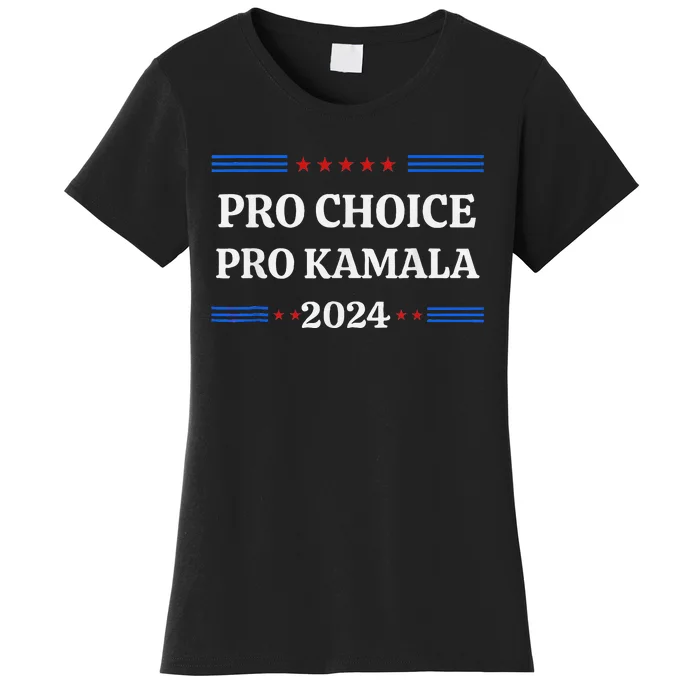 Pro Kamala 2024 Feminist Women Rights Harris Women's T-Shirt