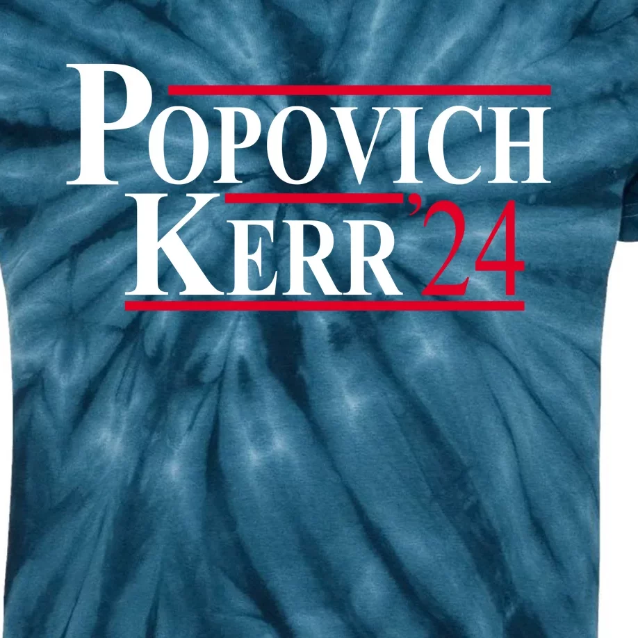 Popovich Kerr 2024 Election Kids Tie-Dye T-Shirt