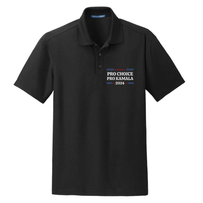 Pro Kamala 2024 Feminist Women Rights Harris Dry Zone Grid Performance Polo