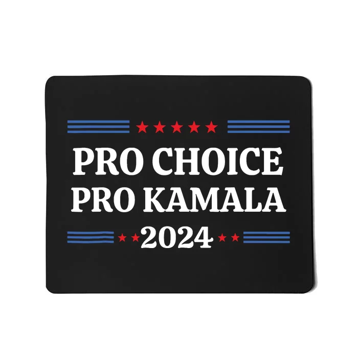 Pro Kamala 2024 Feminist Women Rights Harris Mousepad