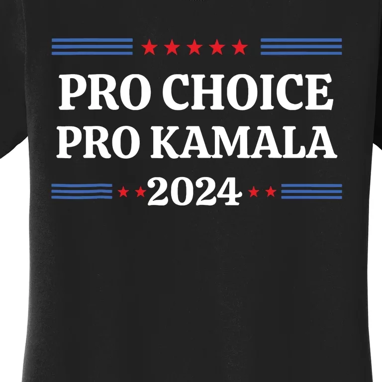 Pro Kamala 2024 Feminist Women Rights Harris Women's T-Shirt