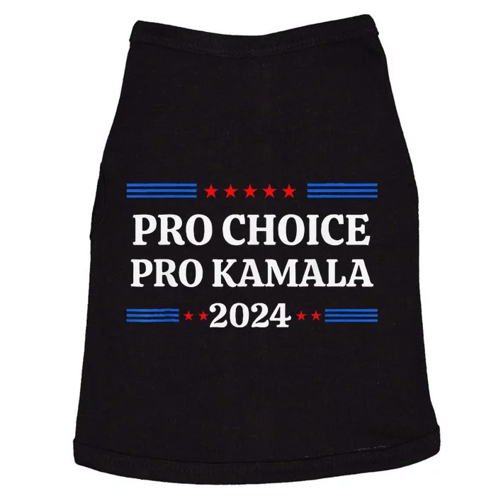 Pro Kamala 2024 Feminist Rights Harris Doggie Tank