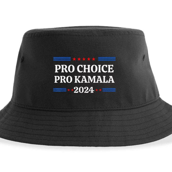 Pro Kamala 2024 Feminist Rights Harris Sustainable Bucket Hat