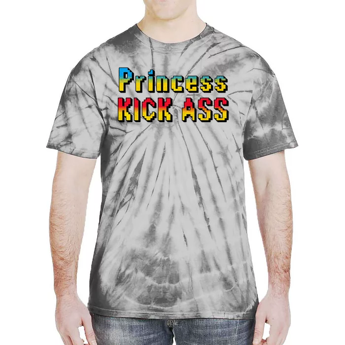 Princess Kick Ass Empowering Apparel For Modern Women Tie-Dye T-Shirt