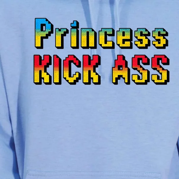 Princess Kick Ass Empowering Apparel For Modern Women Unisex Surf Hoodie