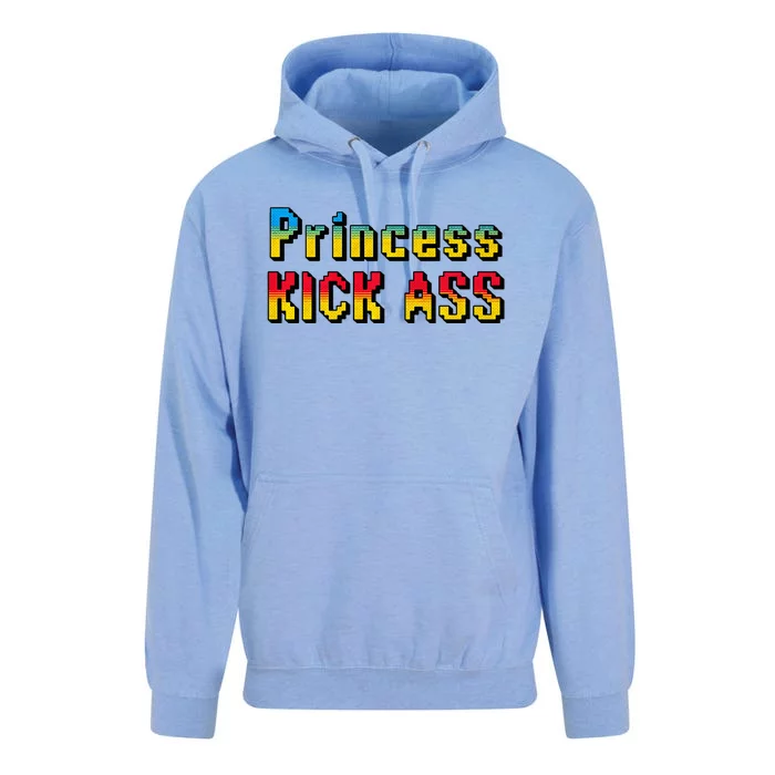 Princess Kick Ass Empowering Apparel For Modern Women Unisex Surf Hoodie