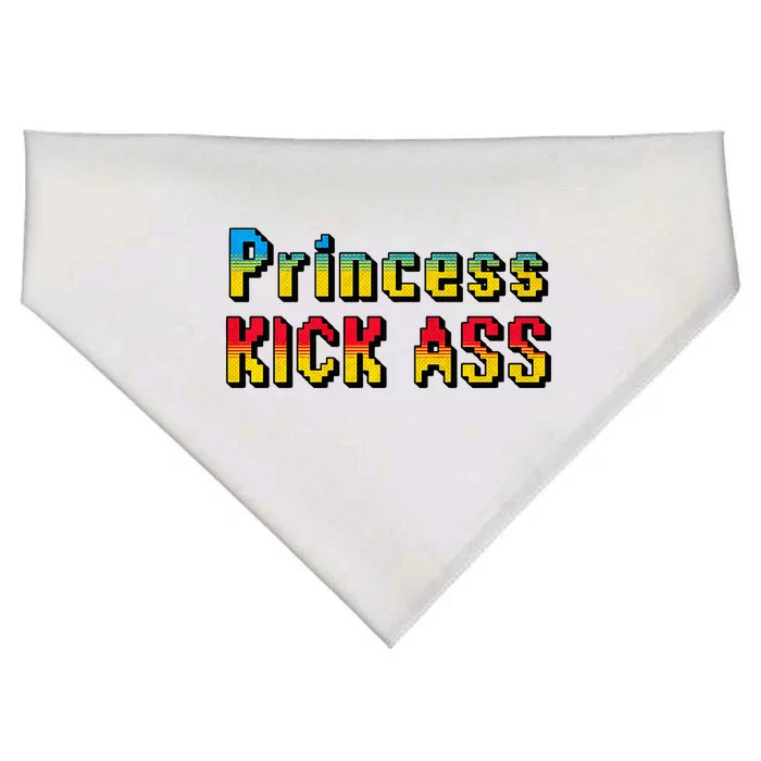 Princess Kick Ass Empowering Apparel For Modern Women USA-Made Doggie Bandana