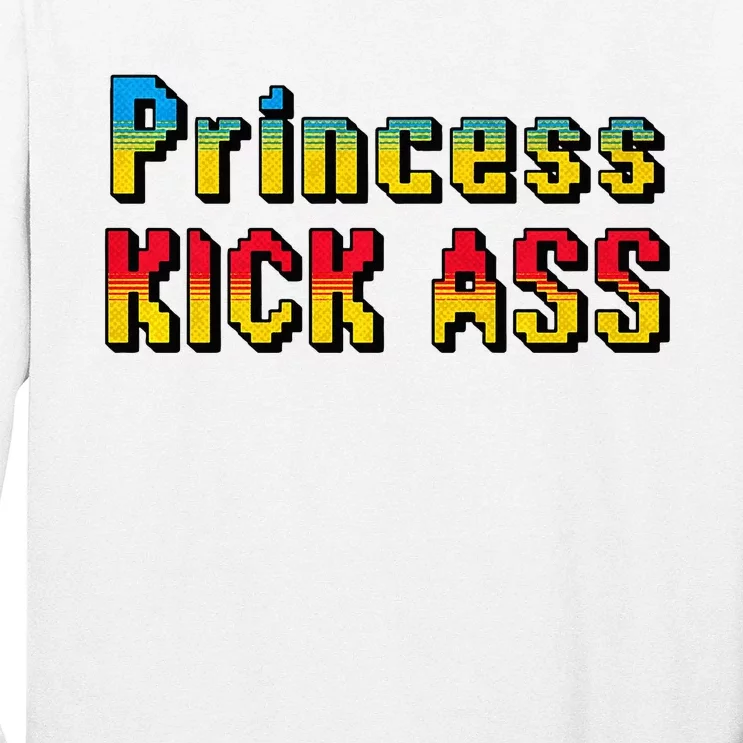 Princess Kick Ass Empowering Apparel For Modern Women Long Sleeve Shirt