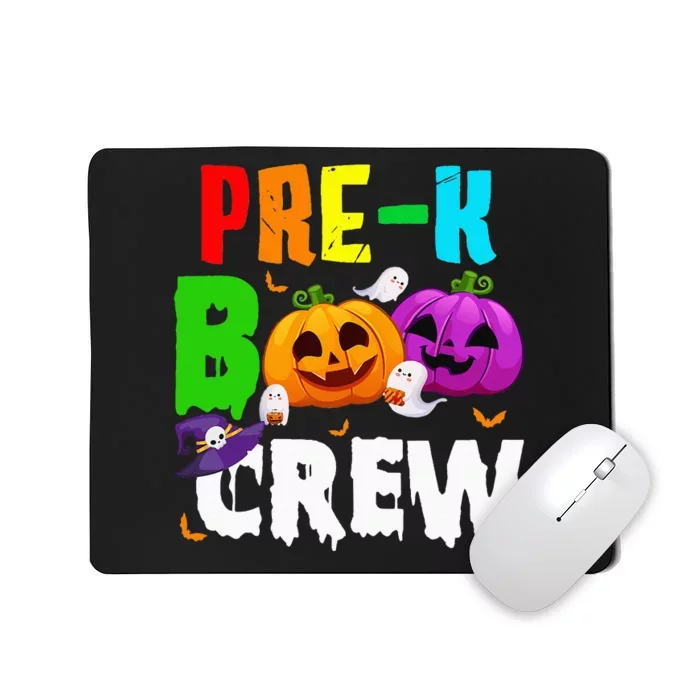 Pre K Boo Crew Funny Halloween Costume Teachers Mousepad