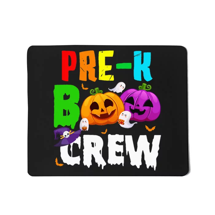 Pre K Boo Crew Funny Halloween Costume Teachers Mousepad