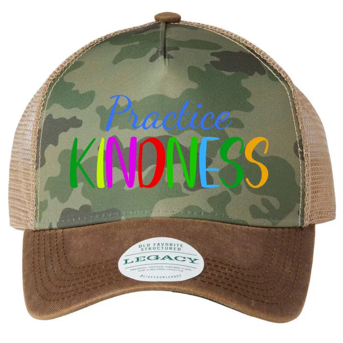 Practice Kindness Colorful Legacy Tie Dye Trucker Hat