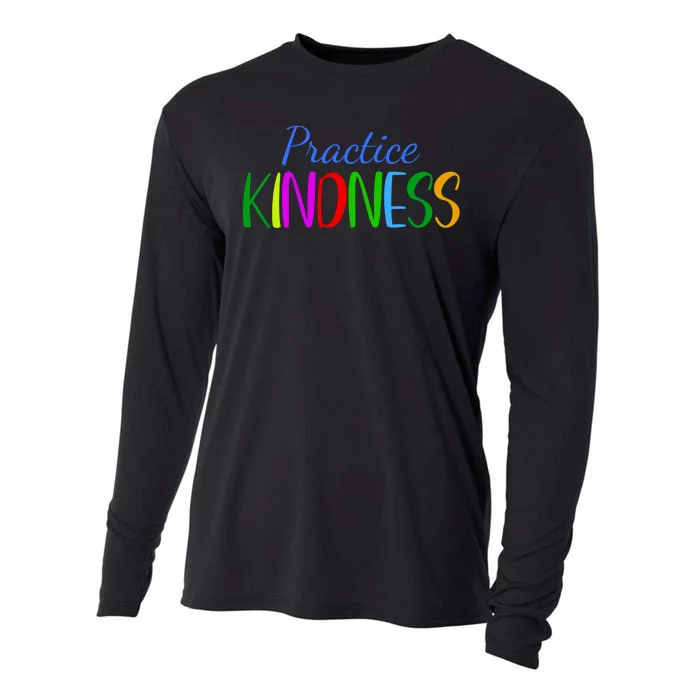 Practice Kindness Colorful Cooling Performance Long Sleeve Crew