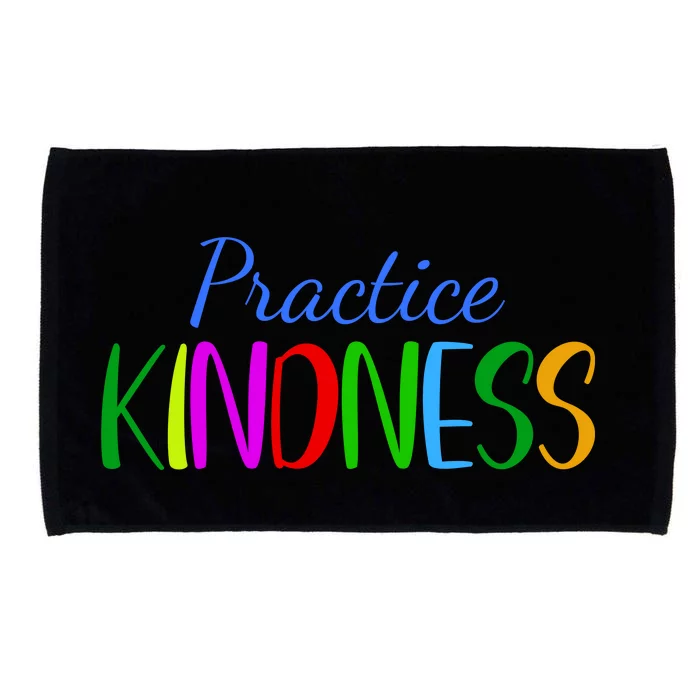 Practice Kindness Colorful Microfiber Hand Towel