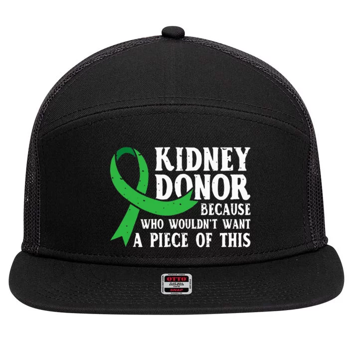 Proud Kidney Donor Organ Transplant 7 Panel Mesh Trucker Snapback Hat