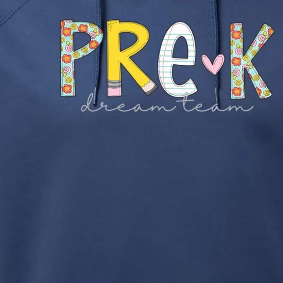 Pre K Dream Team First Day Of School Performance Fleece Hoodie