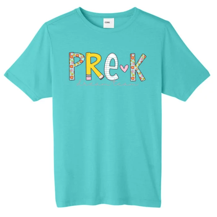 Pre K Dream Team First Day Of School ChromaSoft Performance T-Shirt