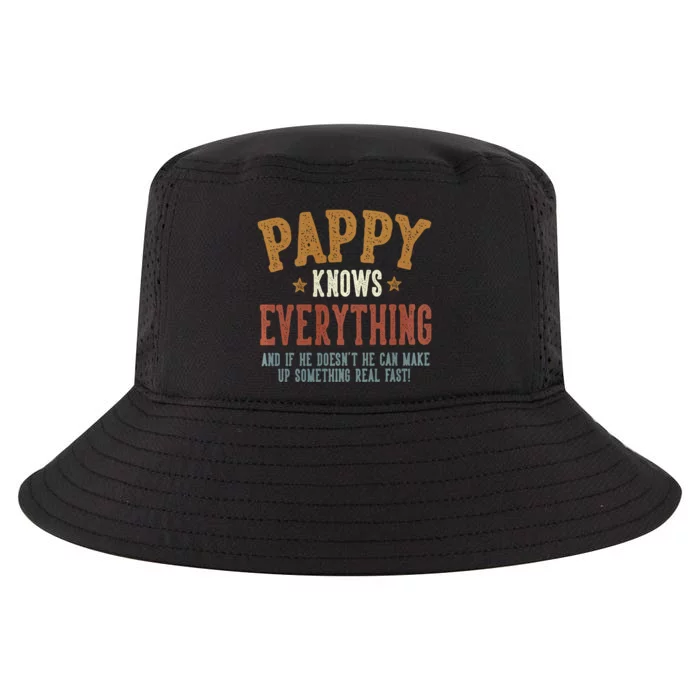 Pappy Knows Everything Humorous FatherS Day Pappy Cool Comfort Performance Bucket Hat