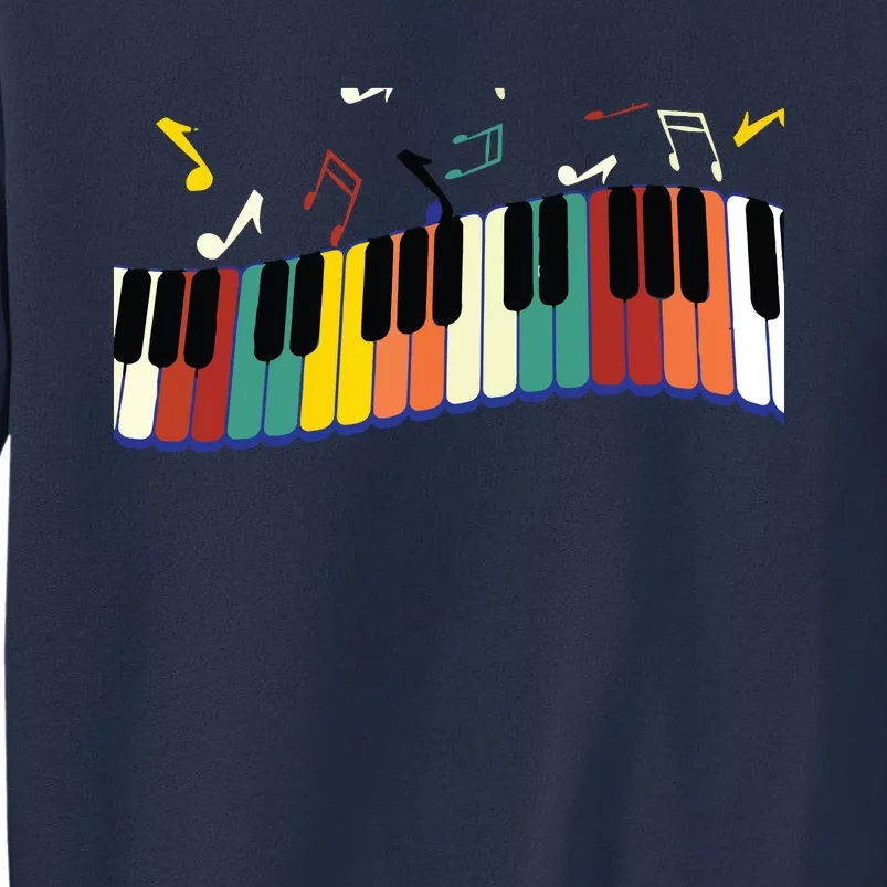 Piano Keyboard For Piano Player Keyboardist Sweatshirt