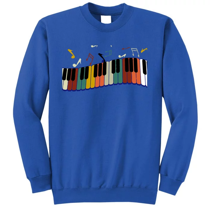 Piano Keyboard For Piano Player Keyboardist Gift Sweatshirt