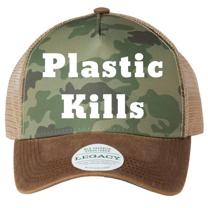 Plastic Kills Gift Legacy Tie Dye Trucker Hat