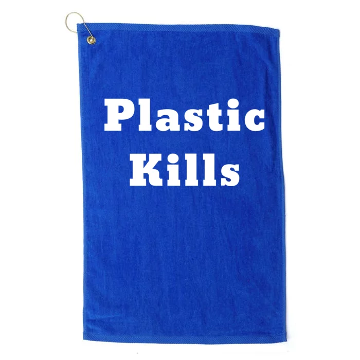 Plastic Kills Gift Platinum Collection Golf Towel