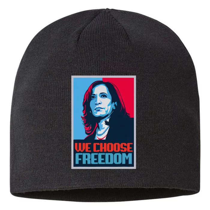 Poster Kamala Harris President 2024 Madam Vp 8 1/2in Sustainable Knit Beanie