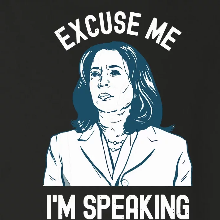 President Kamala Harris Excuse Me Im Speaking Toddler Long Sleeve Shirt